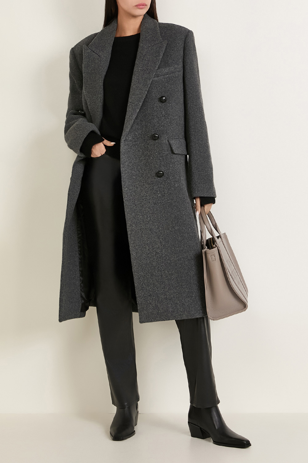 מעיל צמר ארוך ליליאן